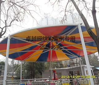 鄭州市人民公園游樂場膜結(jié)構頂蓋