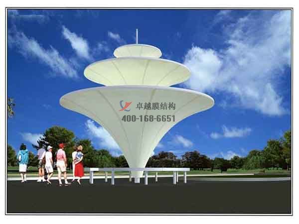 亳州<font color='red'>張拉膜結(jié)構(gòu)</font>景觀小品【案例圖片】