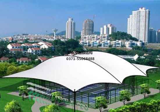 新密市張拉<font color='red'>膜結構設計</font>施工案例