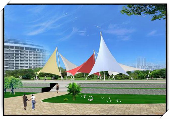 鄭州市張拉<font color='red'>膜結構設計</font>施工案例